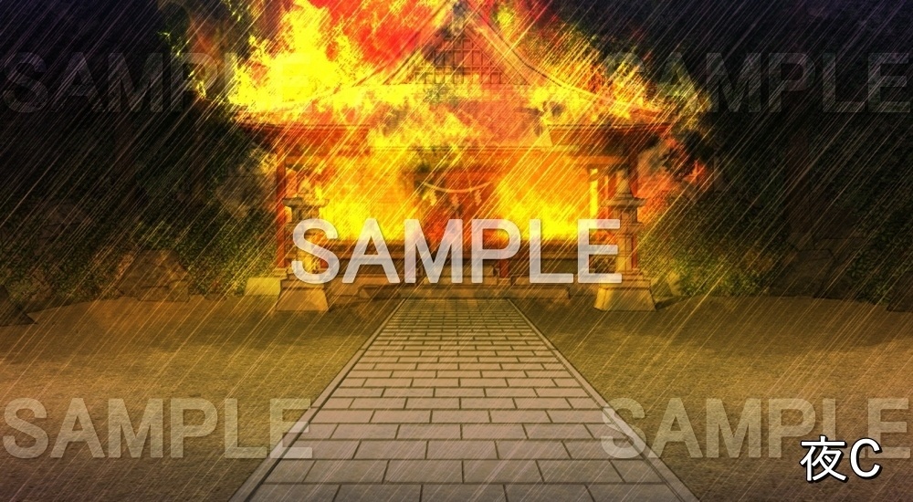 【背景素材】神社 (旧校舎・ホラー編-snowmori_008)