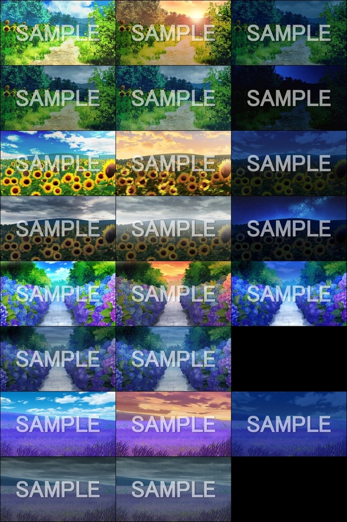 みにくる背景CG素材集『自然&夏編』part06 【背景素材集】