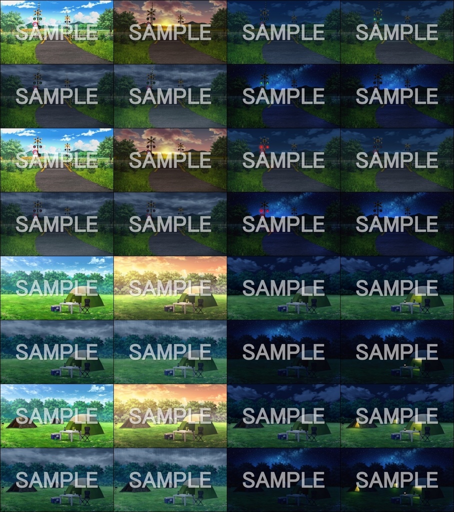 みにくる背景CG素材集『自然&夏編』part06 【背景素材集】