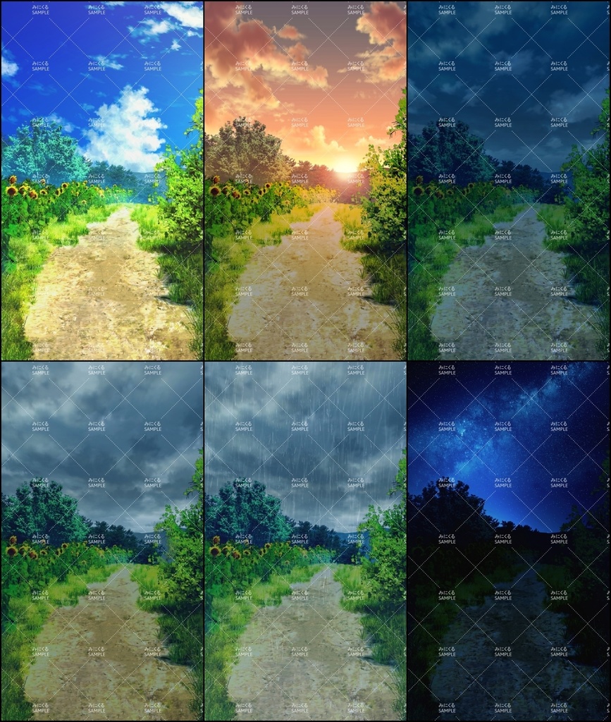 みにくる背景CG素材集『自然&夏編』part06 【背景素材集】