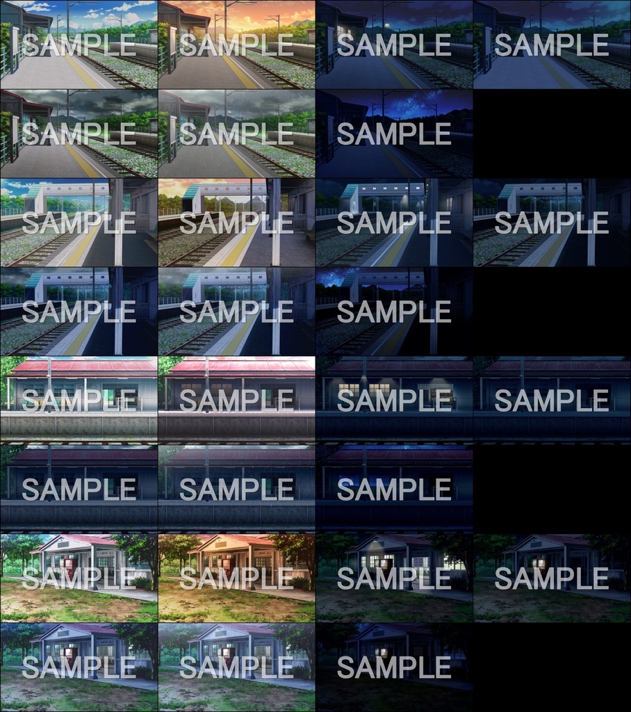みにくる背景CG素材集『自然&夏編』part06 【背景素材集】