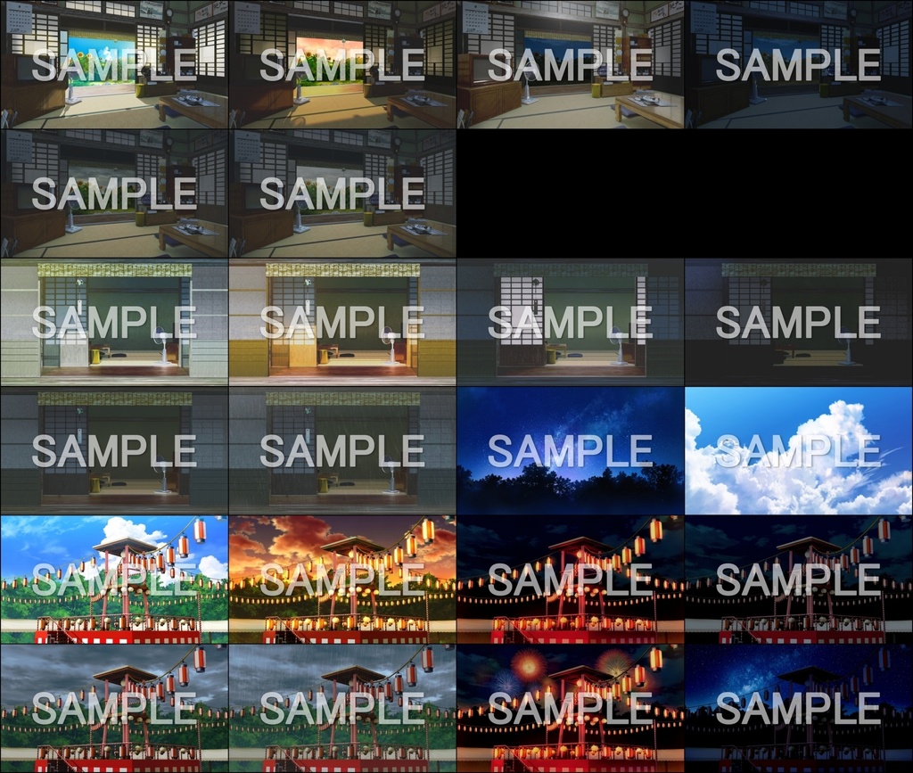 みにくる背景CG素材集『自然&夏編』part06 【背景素材集】
