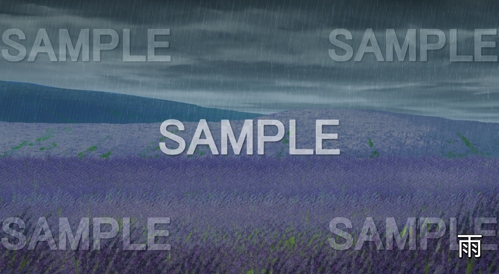 【背景素材】ラベンダー畑(自然&夏編06-summer_lave)