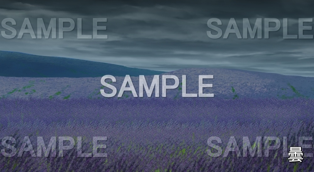 【背景素材】ラベンダー畑(自然&夏編06-summer_lave)