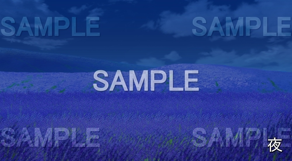 【背景素材】ラベンダー畑(自然&夏編06-summer_lave)