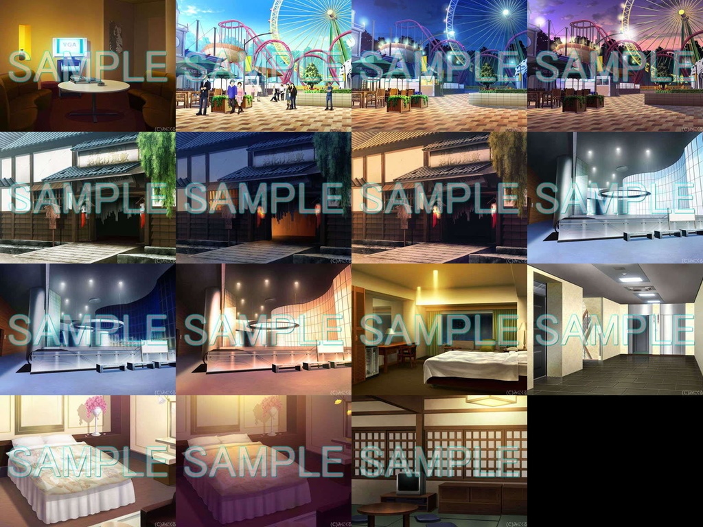 みにくる背景CG素材集『レジャー・公共施設編』part05【背景素材集】