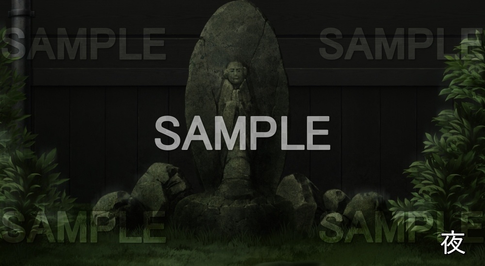 【背景素材】石仏 (旧校舎・ホラー編-snowuta_027)