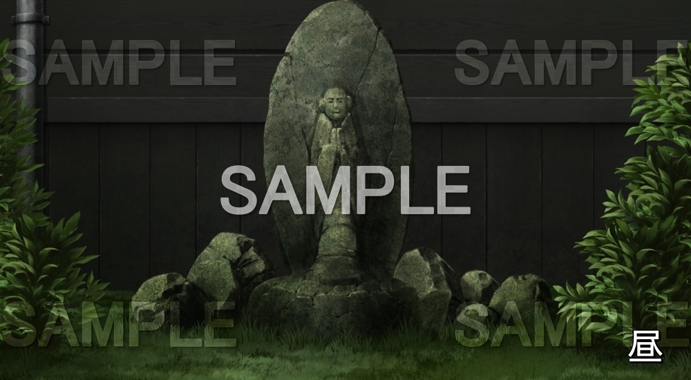 【背景素材】石仏 (旧校舎・ホラー編-snowuta_027)
