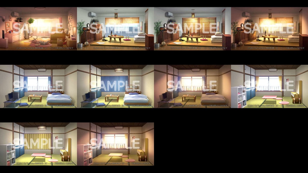 みにくる背景CG素材集『日常編』part10【背景素材集】