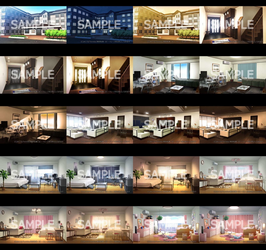 みにくる背景CG素材集『日常編』part10【背景素材集】