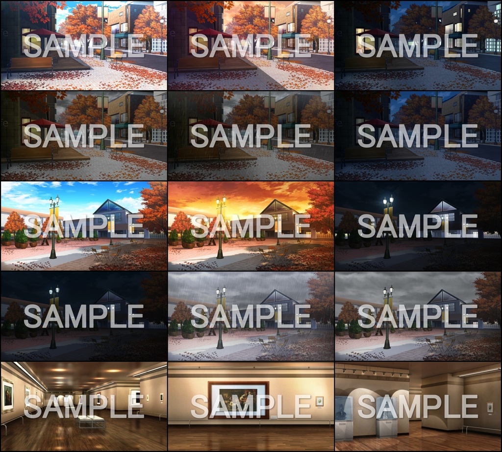 みにくる背景CG素材集『自然&秋編』part07 【背景素材集】