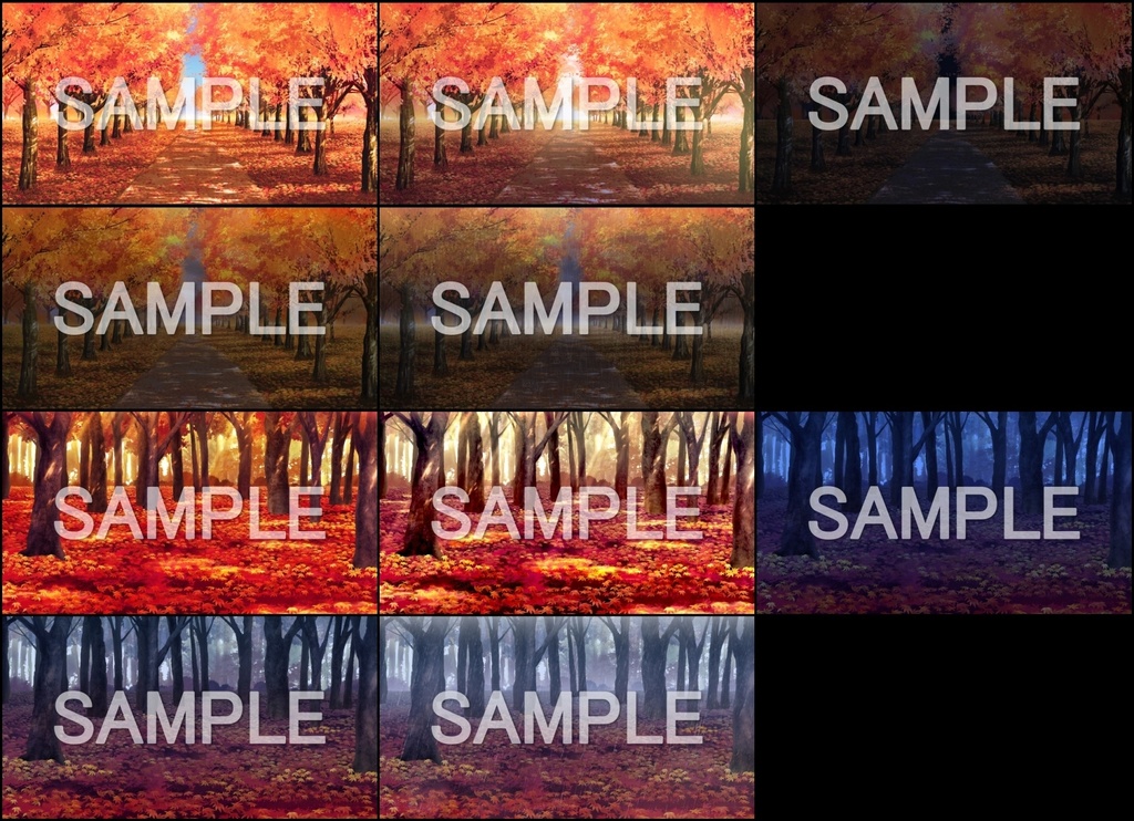 みにくる背景CG素材集『自然&秋編』part07 【背景素材集】