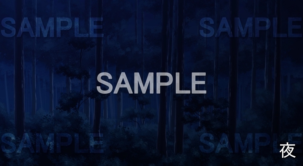 【背景素材】杉林 (自然編part01-green002)