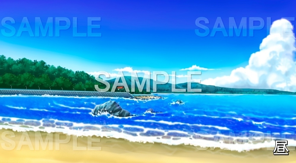 【背景素材】海 (自然編part01-sea001)