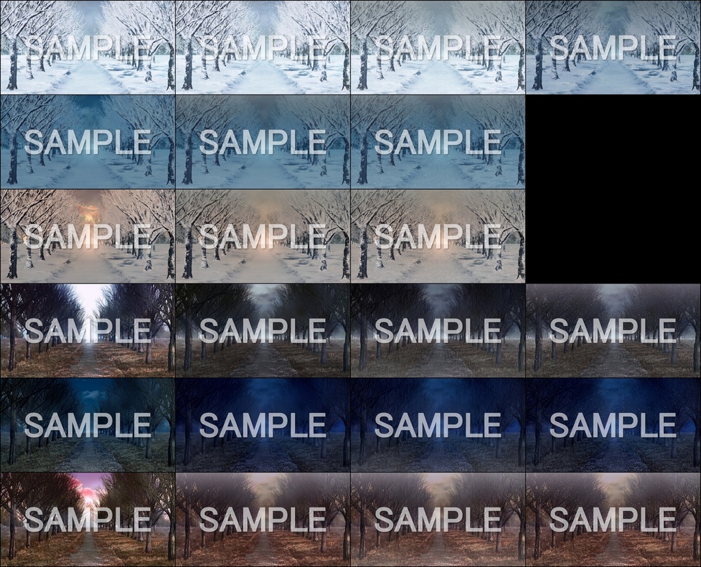 みにくる背景CG素材集『自然&冬編』part08 【背景素材集】