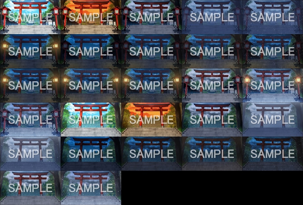 みにくる背景CG素材集『自然・冬編』part08(ブーストパック)【背景素材集】