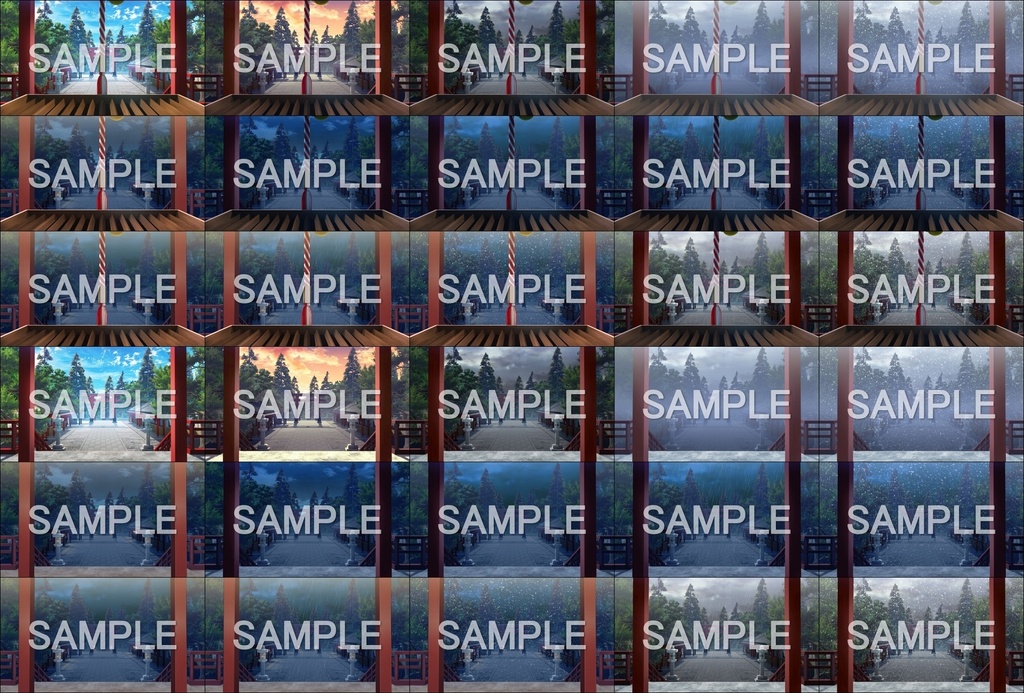 みにくる背景CG素材集『自然・冬編』part08(ブーストパック)【背景素材集】