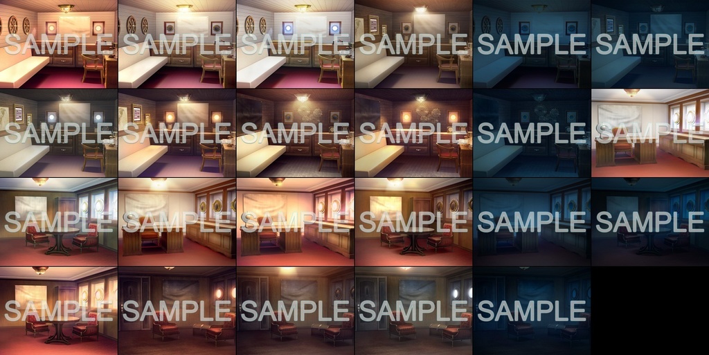 みにくる背景CG素材集『航海編』part01【背景素材集】