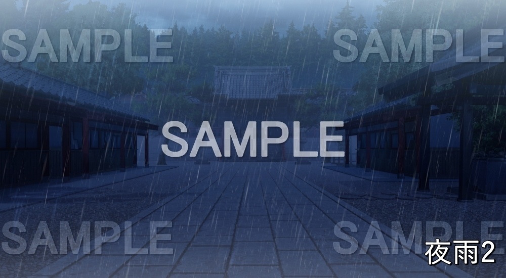 【背景素材】神社③ (自然&冬編part08-winter_shrine)