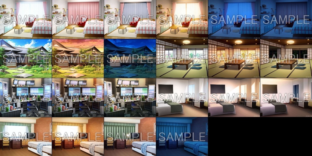 みにくる背景CG素材集『日常編』part18【背景素材集】