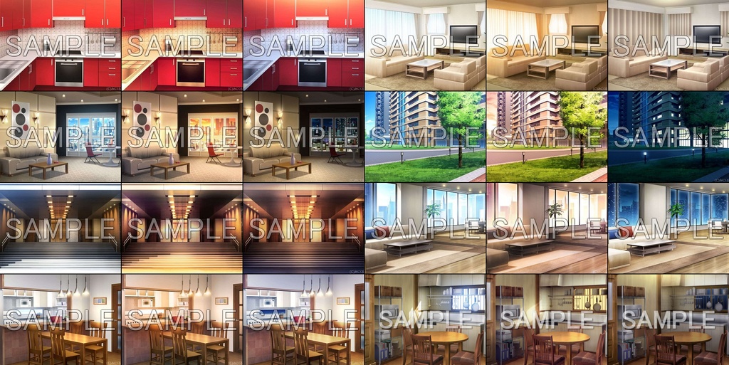 みにくる背景CG素材集『日常編』part18【背景素材集】