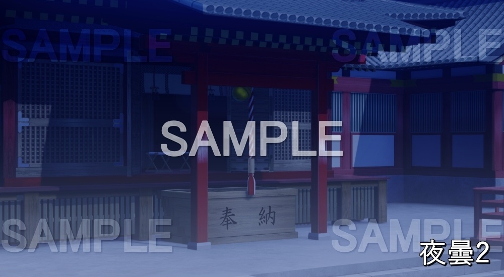 【背景素材】拝殿/参拝② (自然&冬編part08-winter_shrine04)