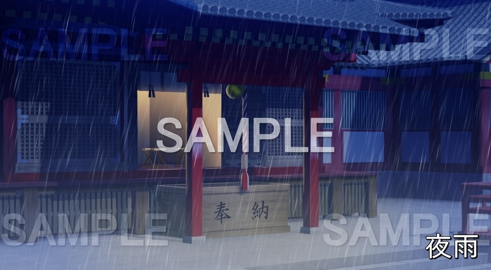 【背景素材】拝殿/参拝② (自然&冬編part08-winter_shrine04)