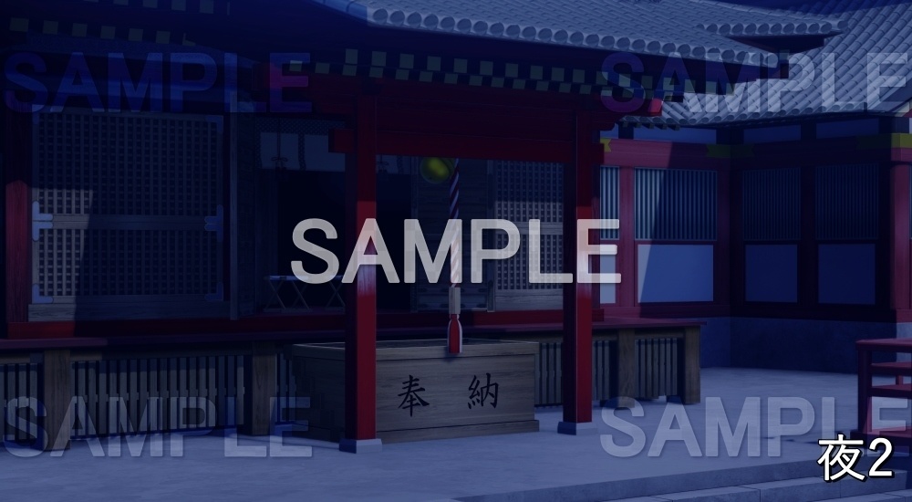 【背景素材】拝殿/参拝② (自然&冬編part08-winter_shrine04)