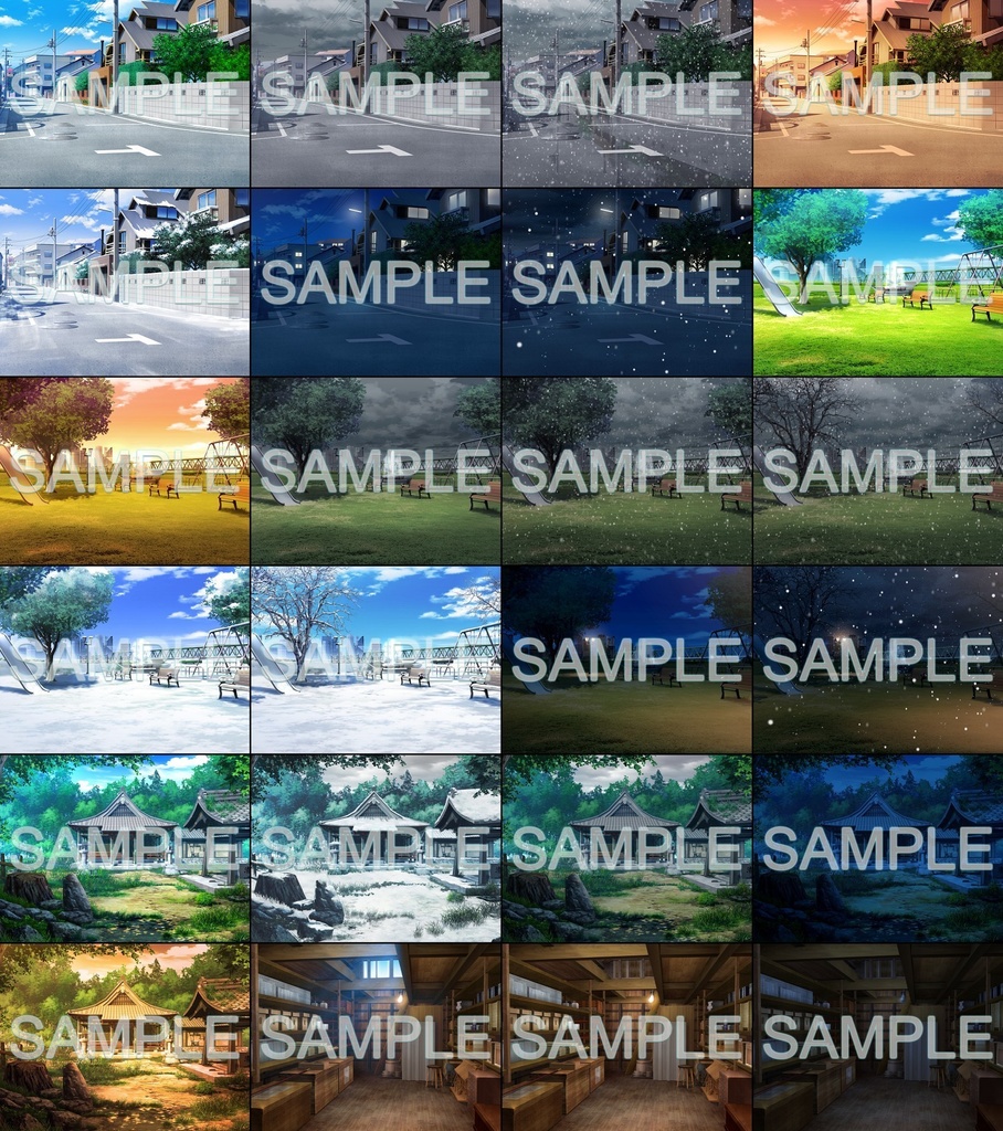 みにくる背景CG素材集『日常編』part20【背景素材集】