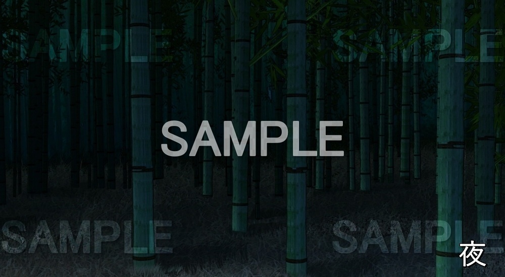 【背景素材】竹林 (自然編part02-snowmori_022)