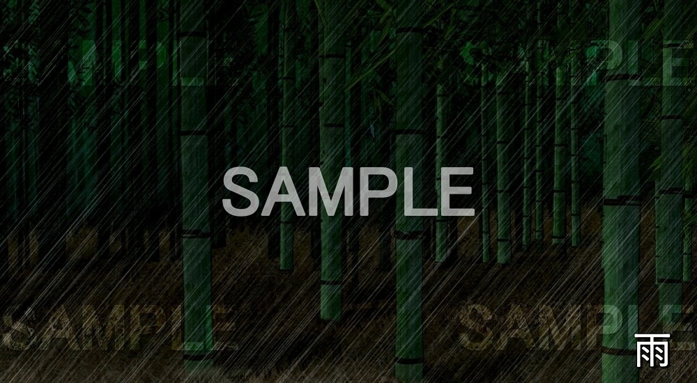 【背景素材】竹林 (自然編part02-snowmori_022)