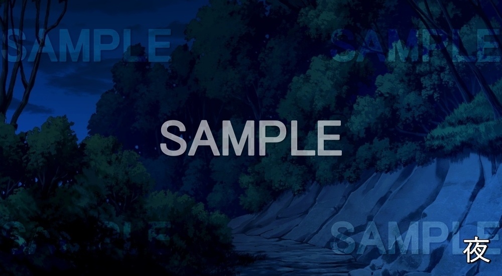 【背景素材】森の道 (自然編part02-snowsam_04)