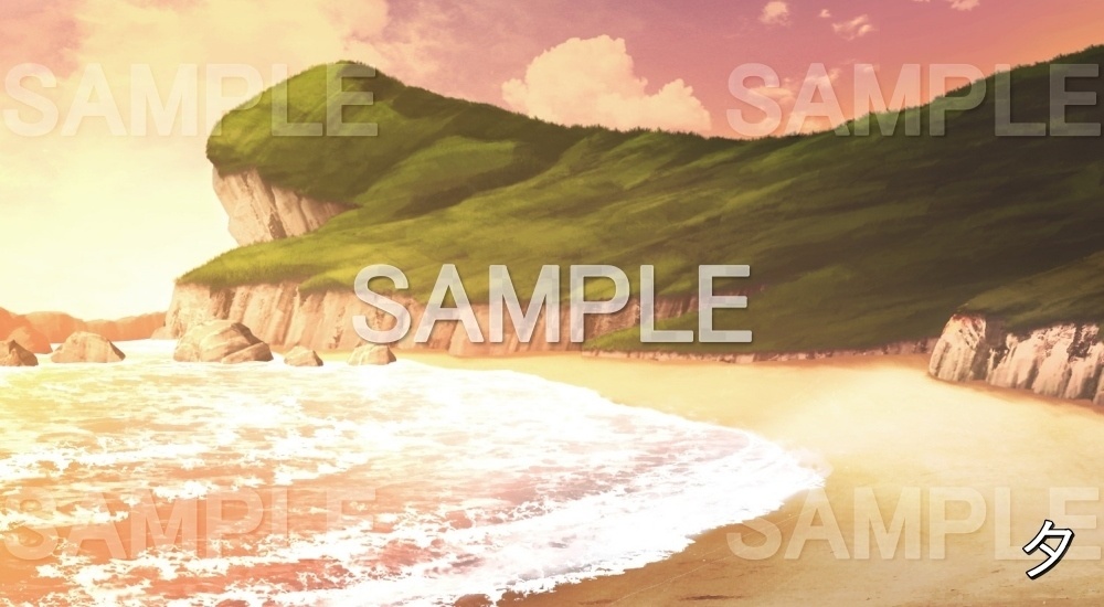 【背景素材】海岸 (自然編part02-snowuta_019)