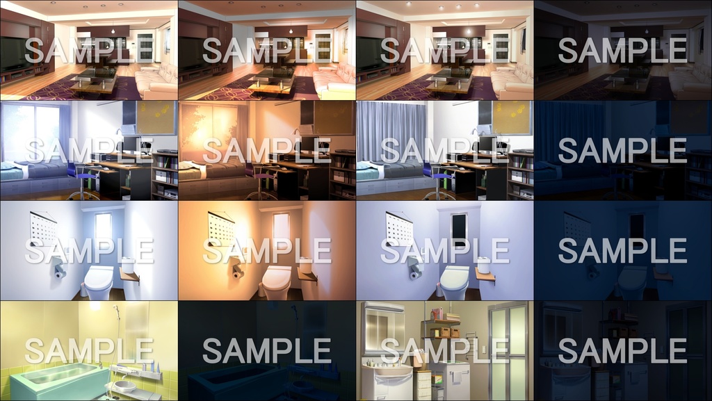 みにくる背景CG素材集『日常編』part22【背景素材集】