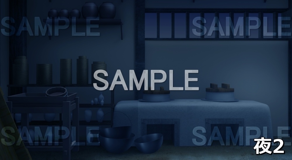 【背景素材】台所② (江戸編part01-inadai_02)