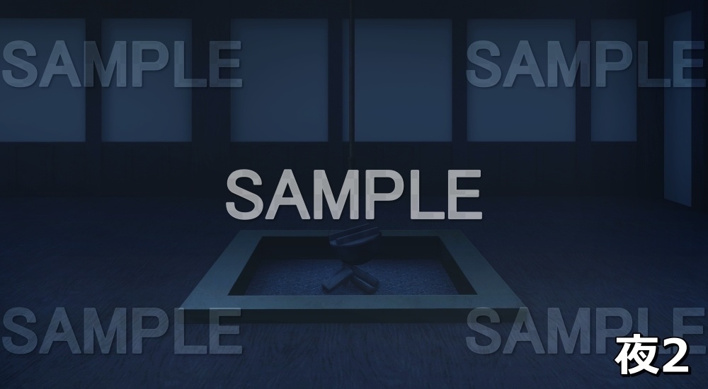 【背景素材】囲炉裏① (江戸編part01-iro_01)