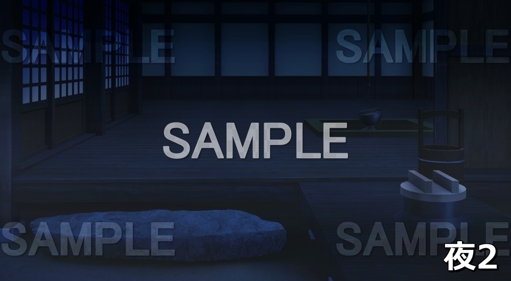 【背景素材】囲炉裏② (江戸編part01-iro_02)