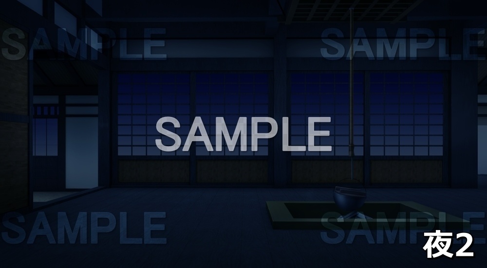 【背景素材】囲炉裏⑤ (江戸編part01-iro_07)