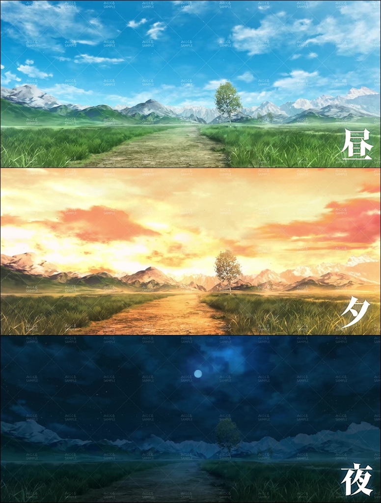 【動く背景素材】風吹く冒険の台地 (ダンジョン編01_wind01)