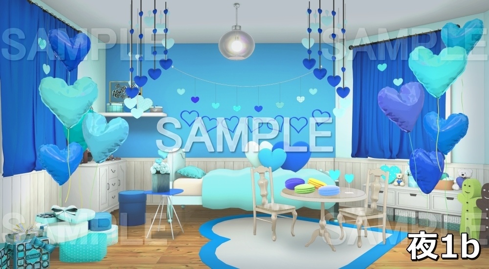 【背景素材】ホワイトデーのお部屋 (ホワイトデー編01_white_h)