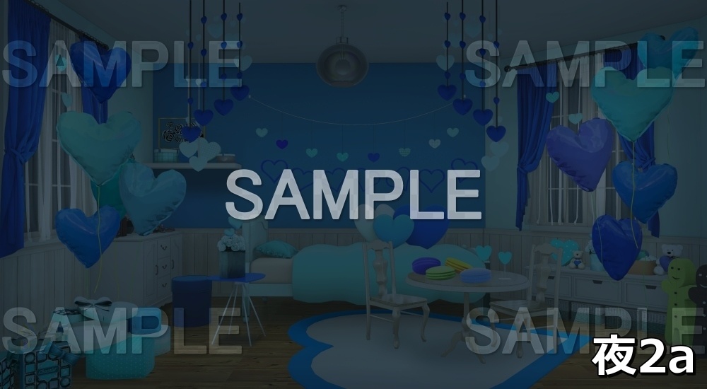 【背景素材】ホワイトデーのお部屋 (ホワイトデー編01_white_h)