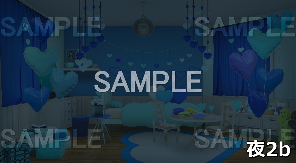 【背景素材】ホワイトデーのお部屋 (ホワイトデー編01_white_h)