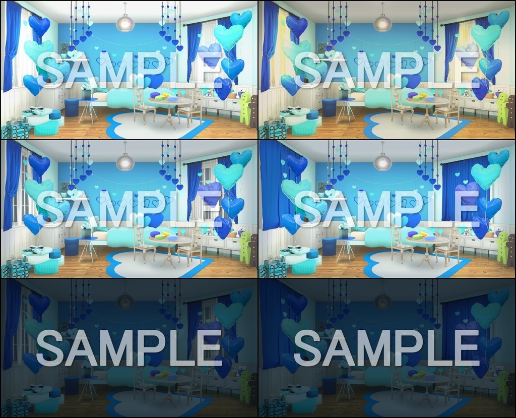 みにくる背景CG素材集『ホワイトデー編』part01【背景素材集】