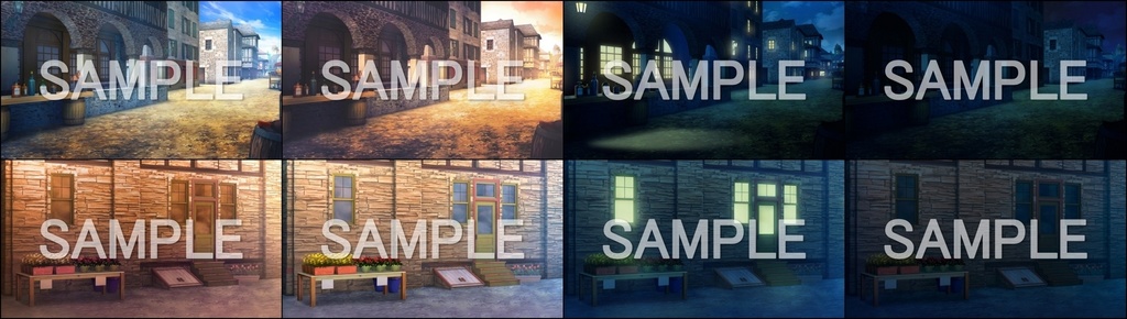 みにくる背景CG素材集『ファンタジー編』part04 (ブーストパックB)【背景素材集】