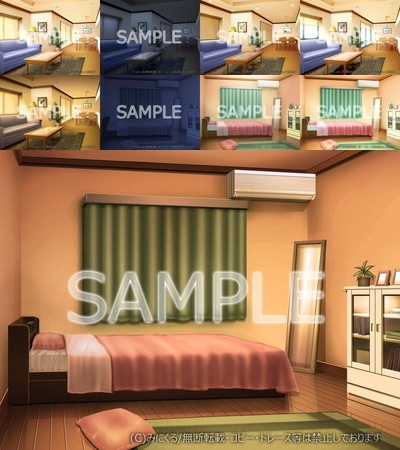 みにくる背景CG素材集『日常編』part03&04【背景素材集】