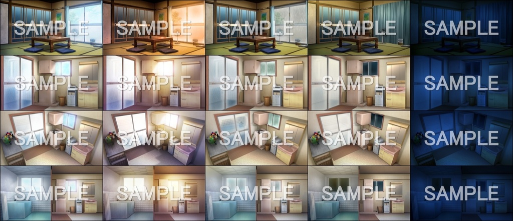 みにくる背景CG素材集『日常編』part17 (ブーストパックA)【背景素材集】