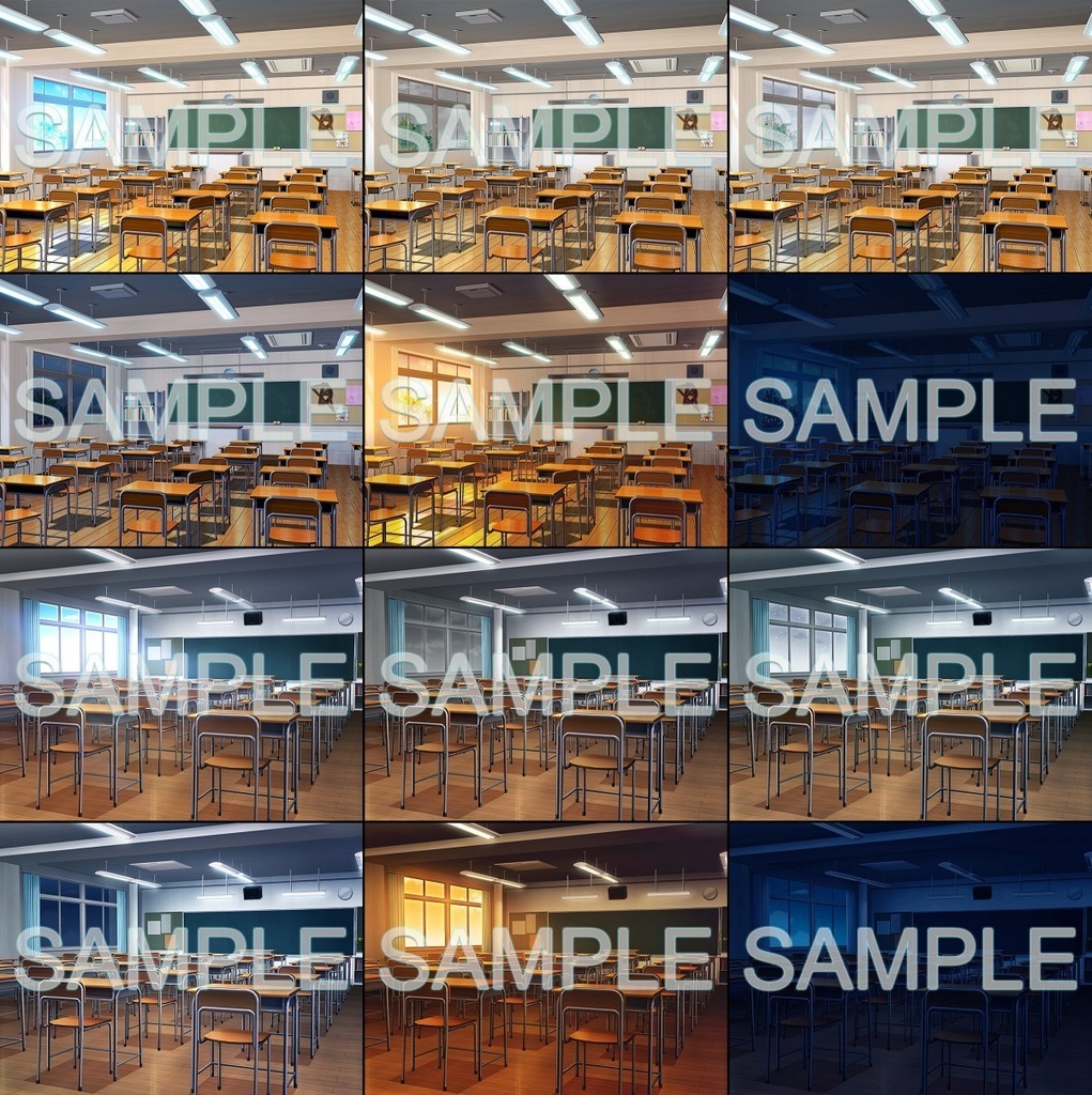 みにくる背景CG素材集『学園編』part11【背景素材集】