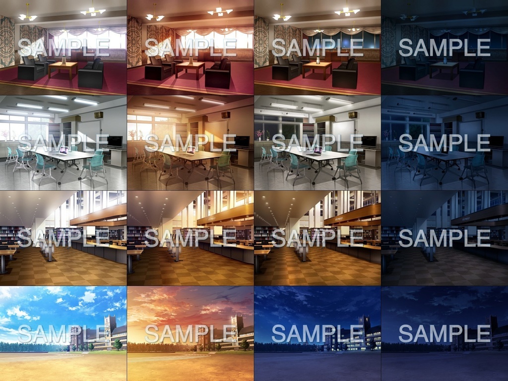 みにくる背景CG素材集『学園編』part13【背景素材集】