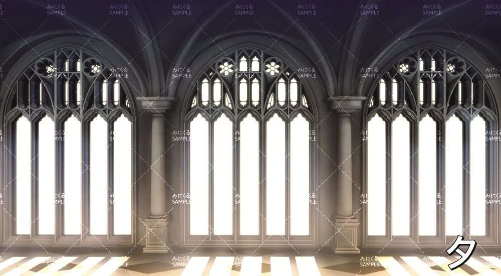 砂漠の城廊下②(『ファンタジー編』part01(Boost)-dlfanfanokyu03_2)