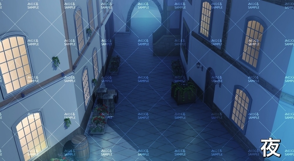 住宅街①(『ファンタジー編』part01(Boost)-dlfanfanmachi01_1)